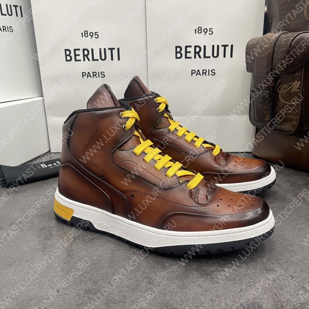 BERLUTI PLAYOFF SNEAKER BROWN S5798-V1