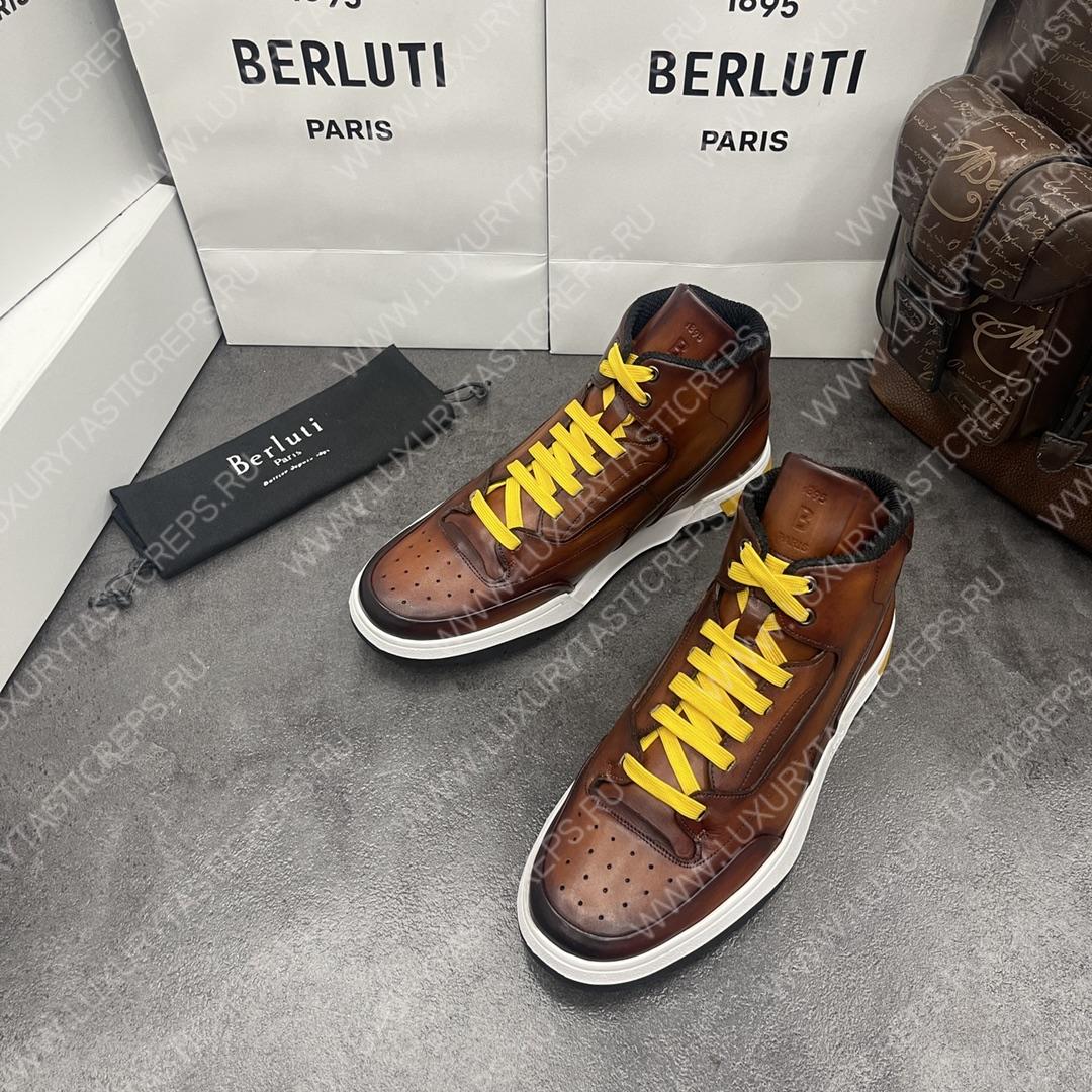 BERLUTI PLAYOFF SNEAKER BROWN S5798-V1