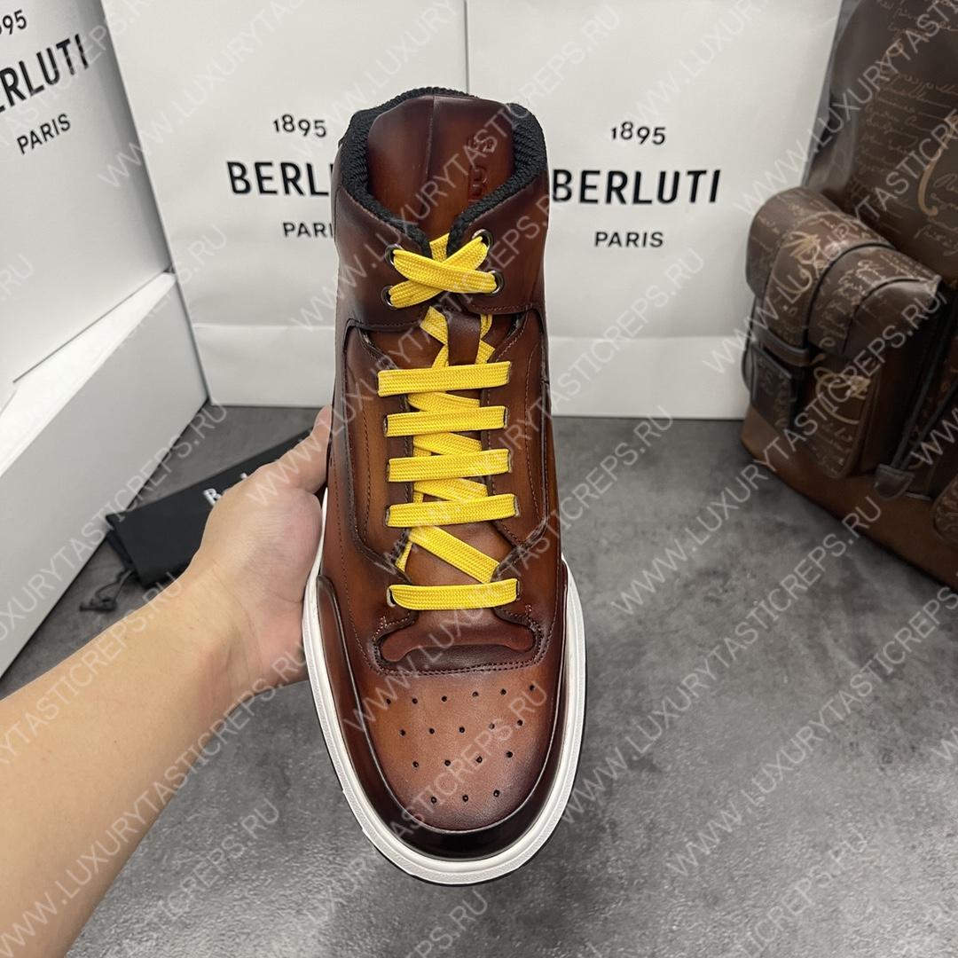 BERLUTI PLAYOFF SNEAKER BROWN S5798-V1
