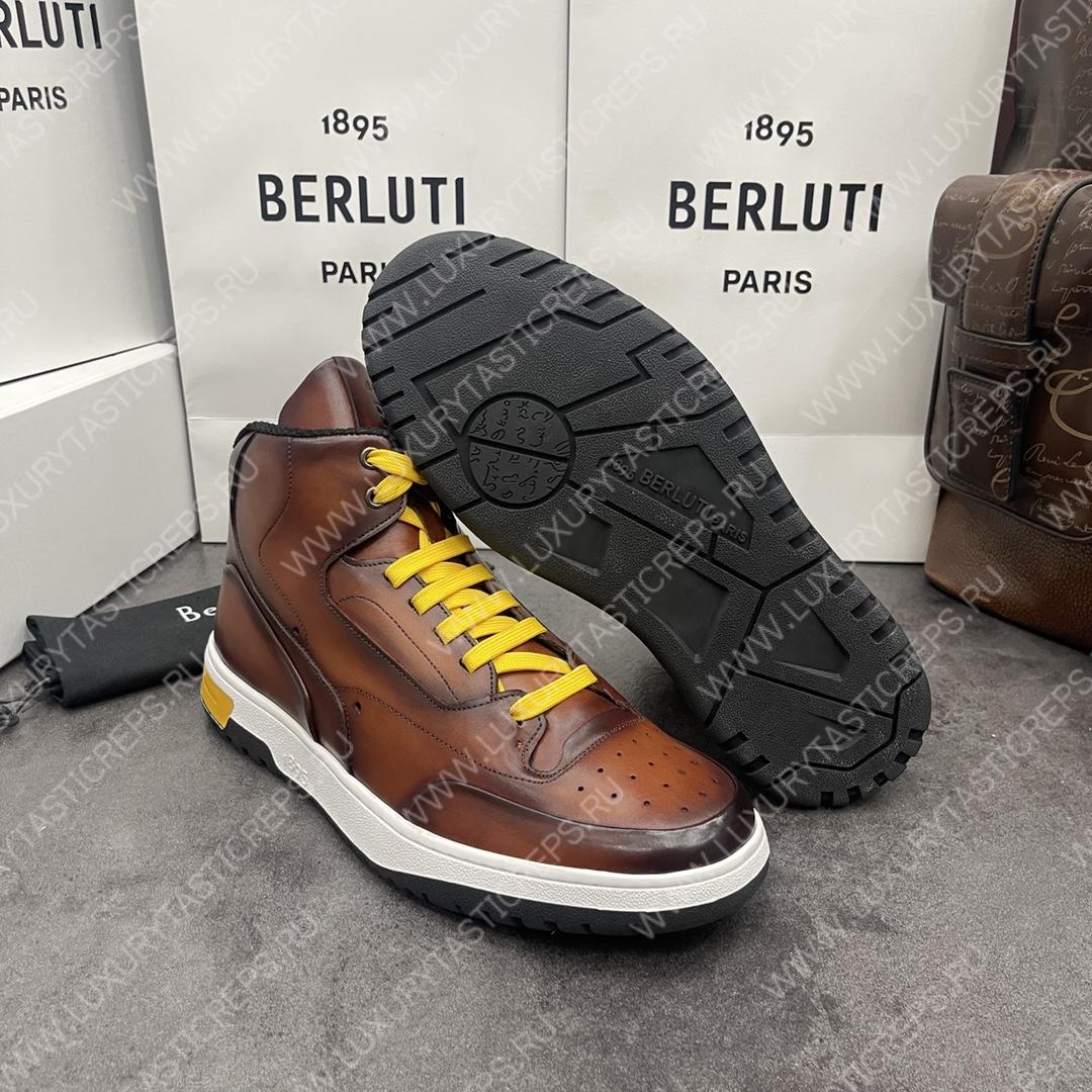 BERLUTI PLAYOFF SNEAKER BROWN S5798-V1