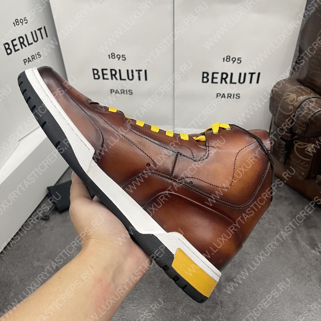 BERLUTI PLAYOFF SNEAKER BROWN S5798-V1