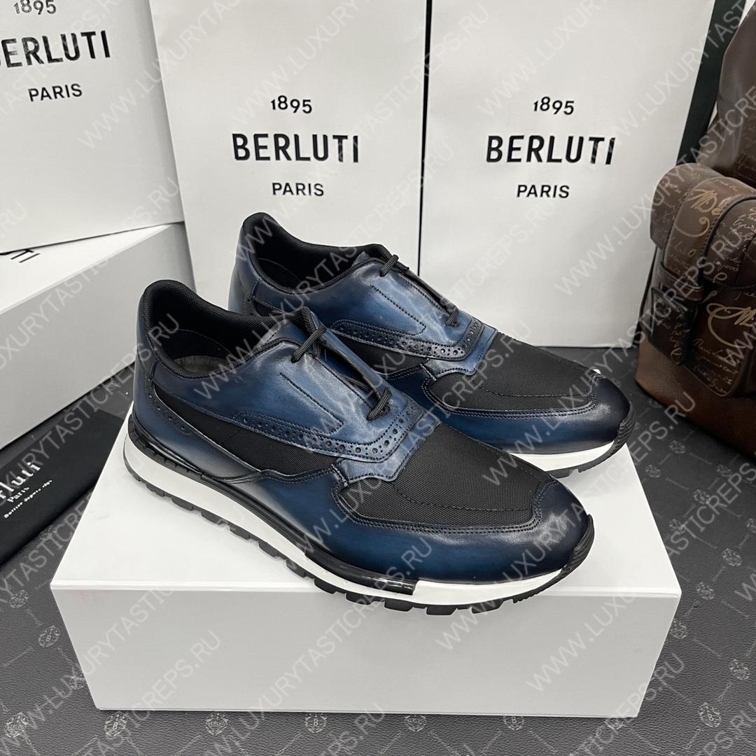 BERLUTI SNEAKERS BLUE S5779
