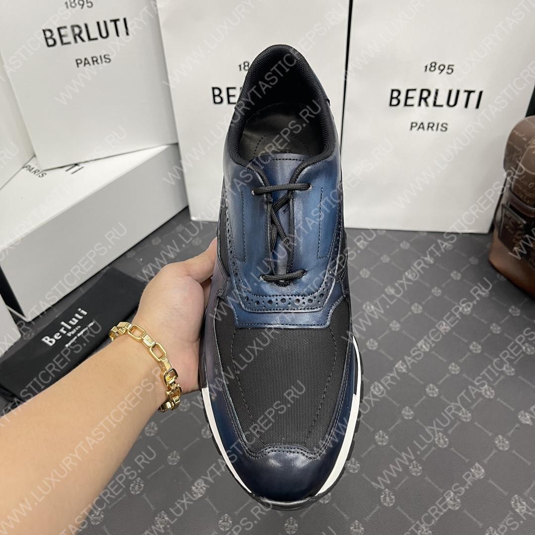 BERLUTI SNEAKERS BLUE S5779