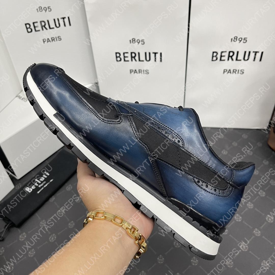 BERLUTI SNEAKERS BLUE S5779