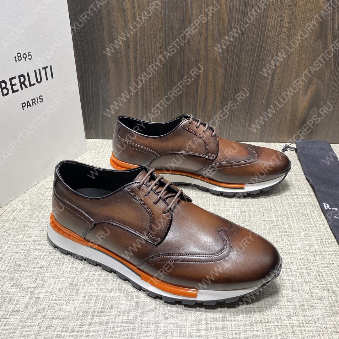 BERLUTI SNEAKERS BROWN S5500