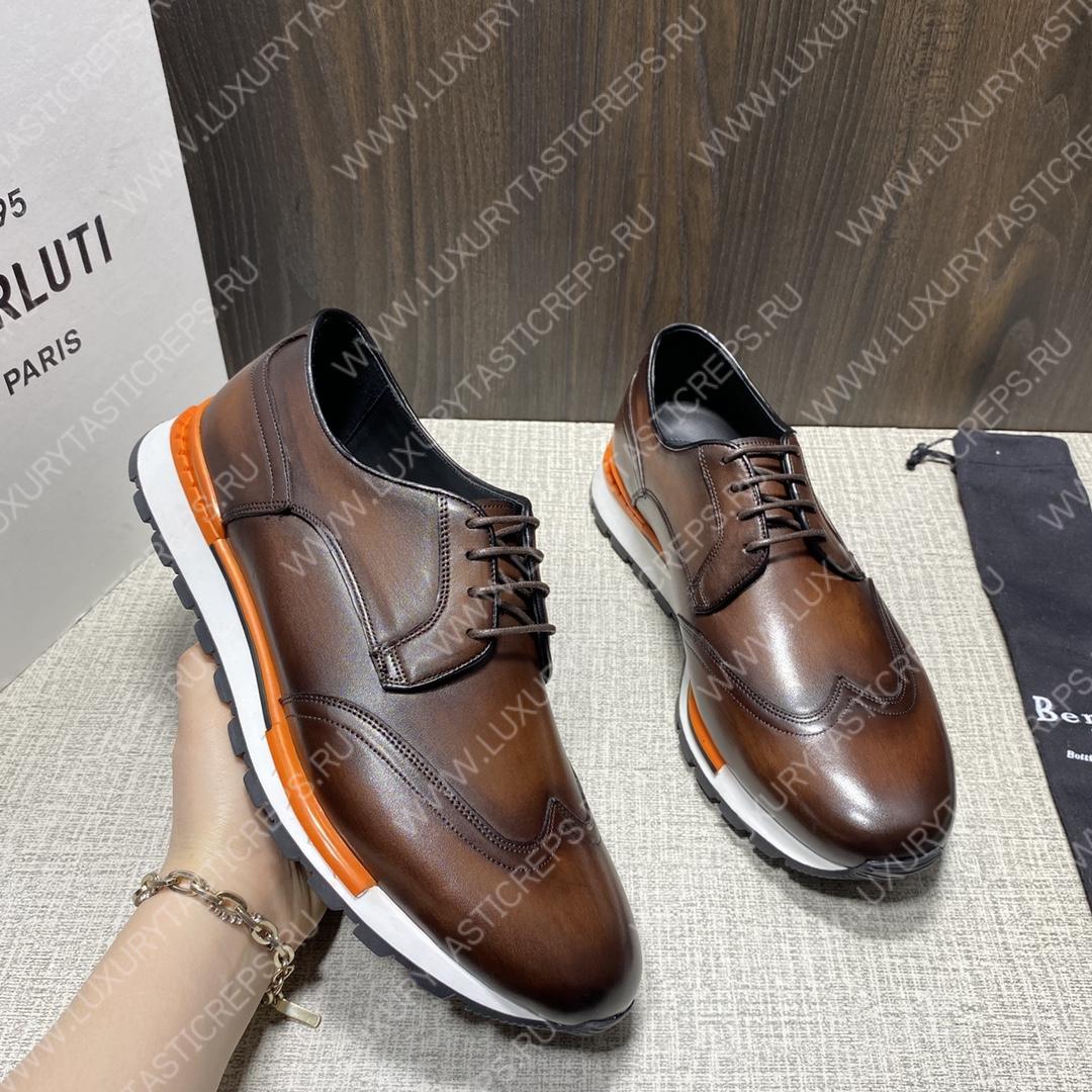 BERLUTI SNEAKERS BROWN S5500