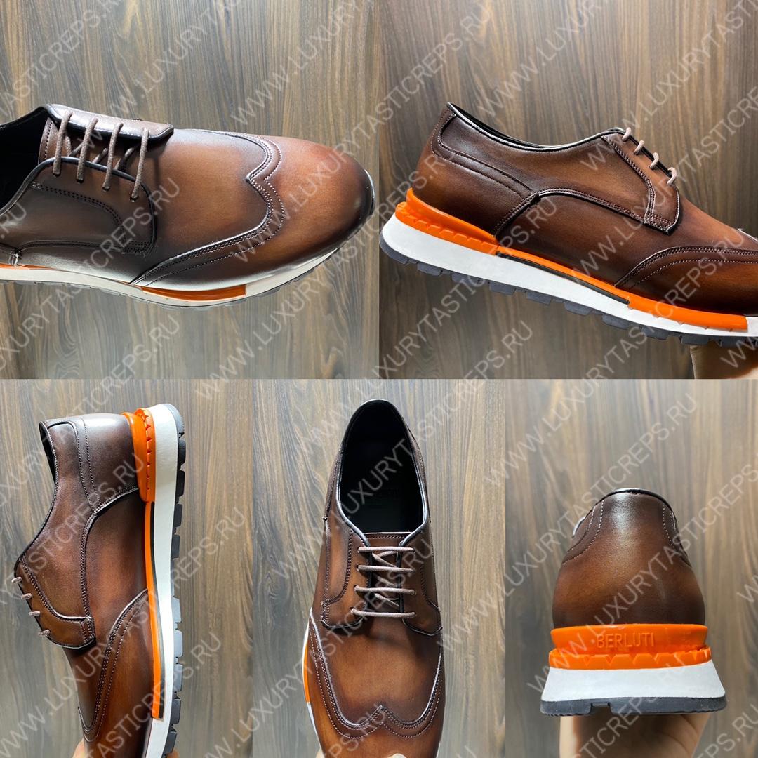 BERLUTI SNEAKERS BROWN S5500
