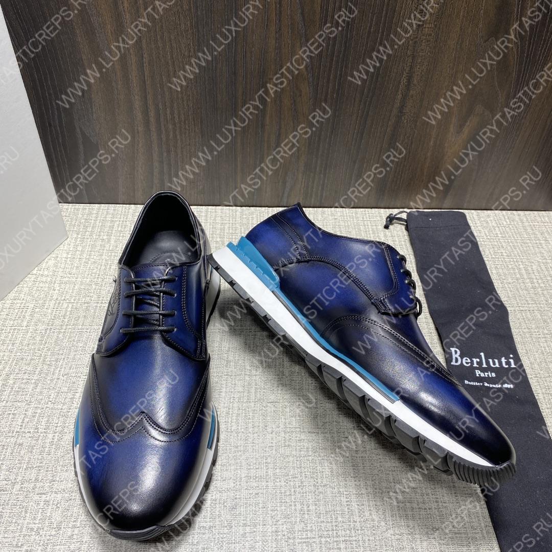 BERLUTI SNEAKERS BLUE S5500