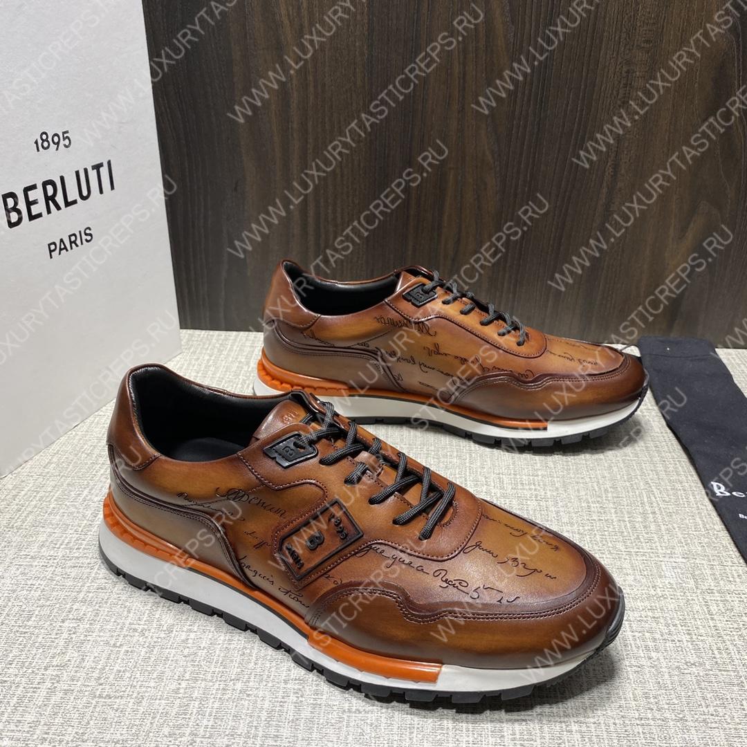 BERLUTI SNEAKERS BROWN S5600