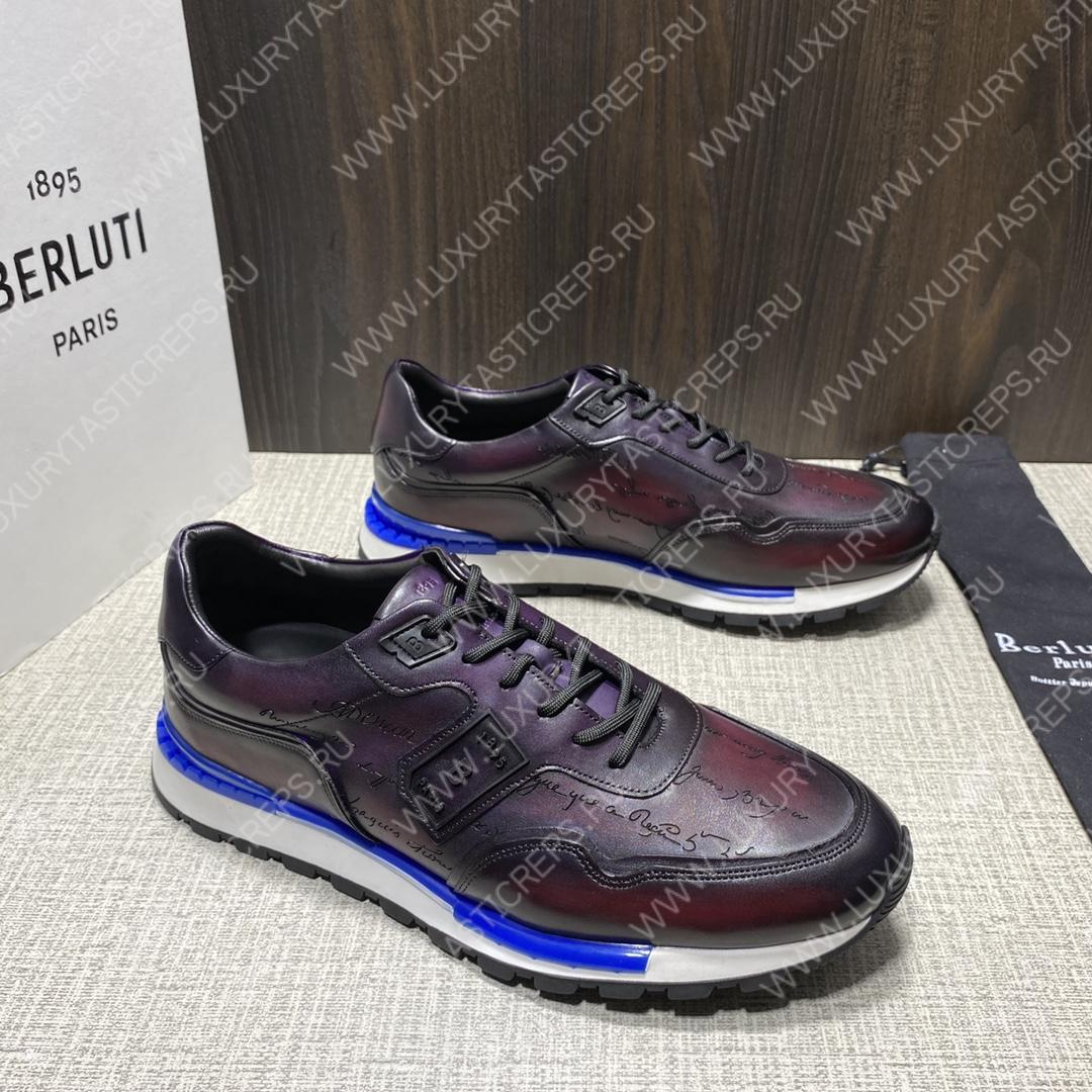 BERLUTI SNEAKERS MAROON S5600