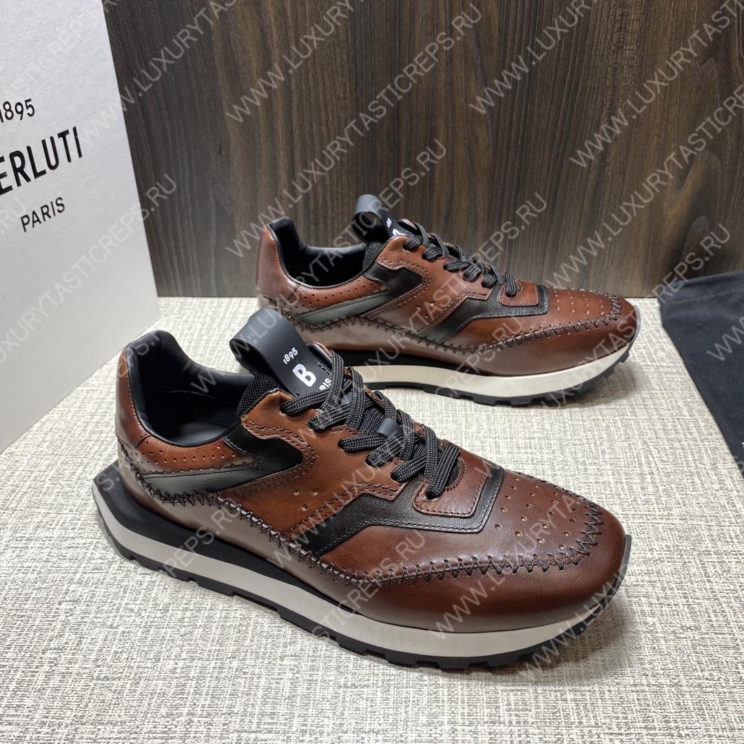 BERLUTI SNEAKERS BROWN S1200