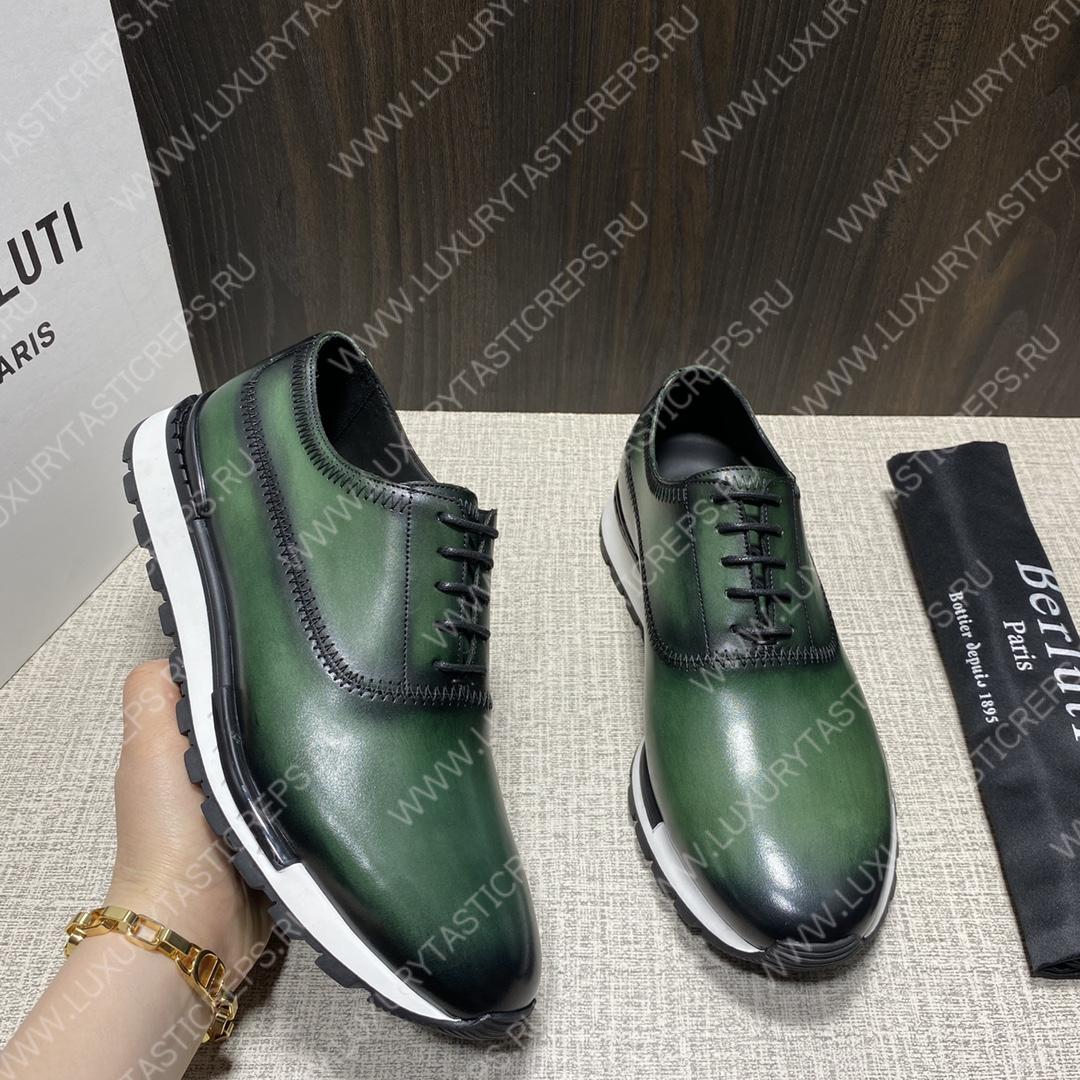 BERLUTI SNEAKERS GREEN S7000