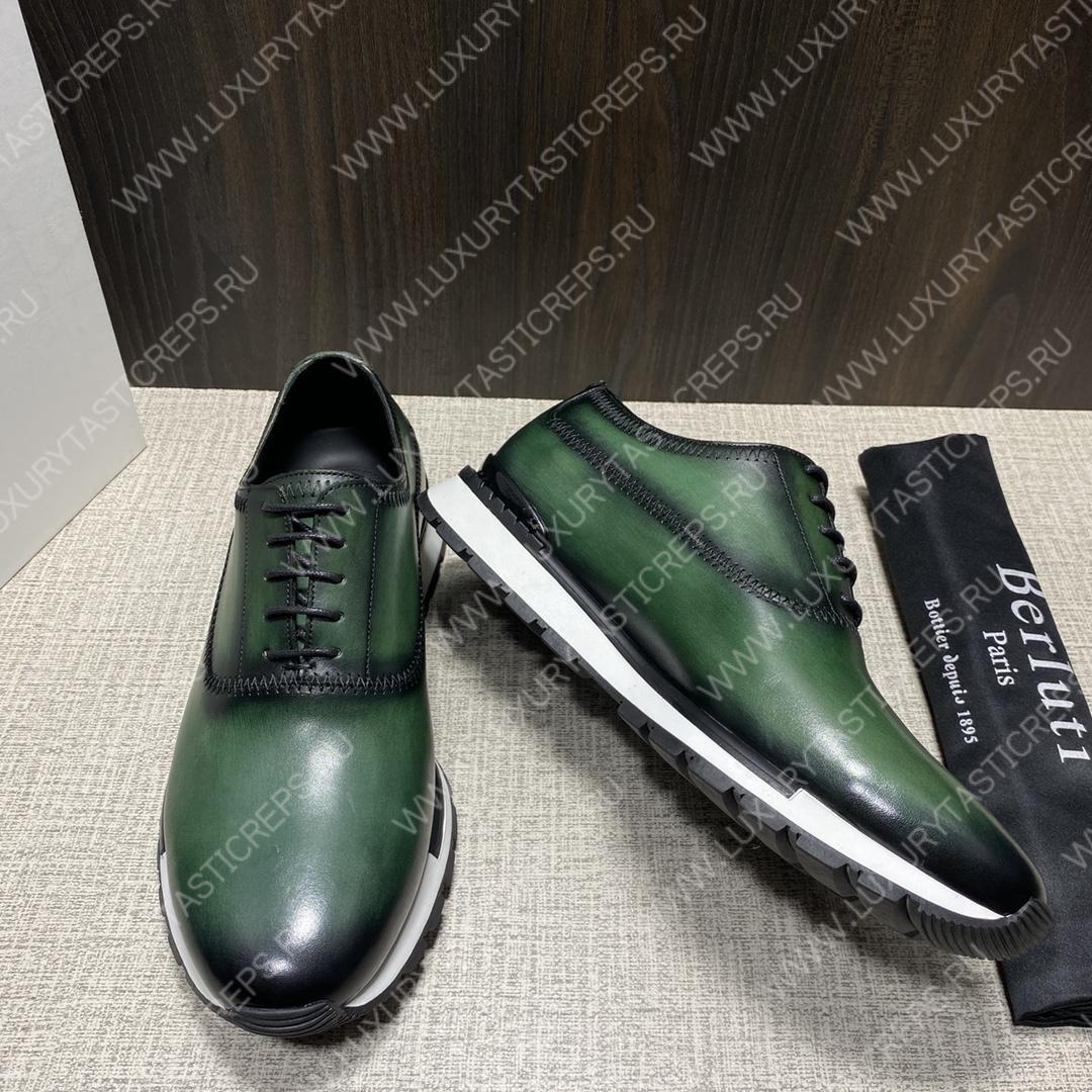 BERLUTI SNEAKERS GREEN S7000