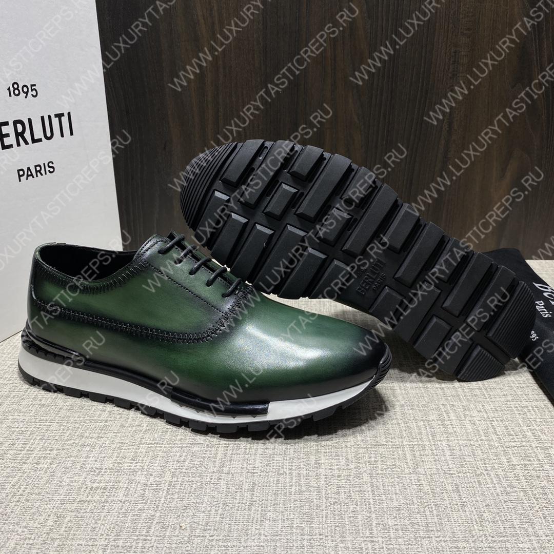 BERLUTI SNEAKERS GREEN S7000