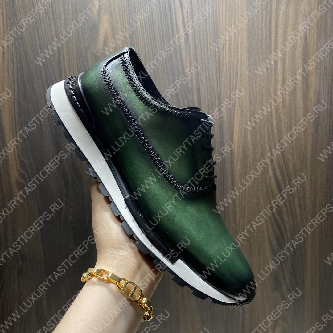 BERLUTI SNEAKERS GREEN S7000