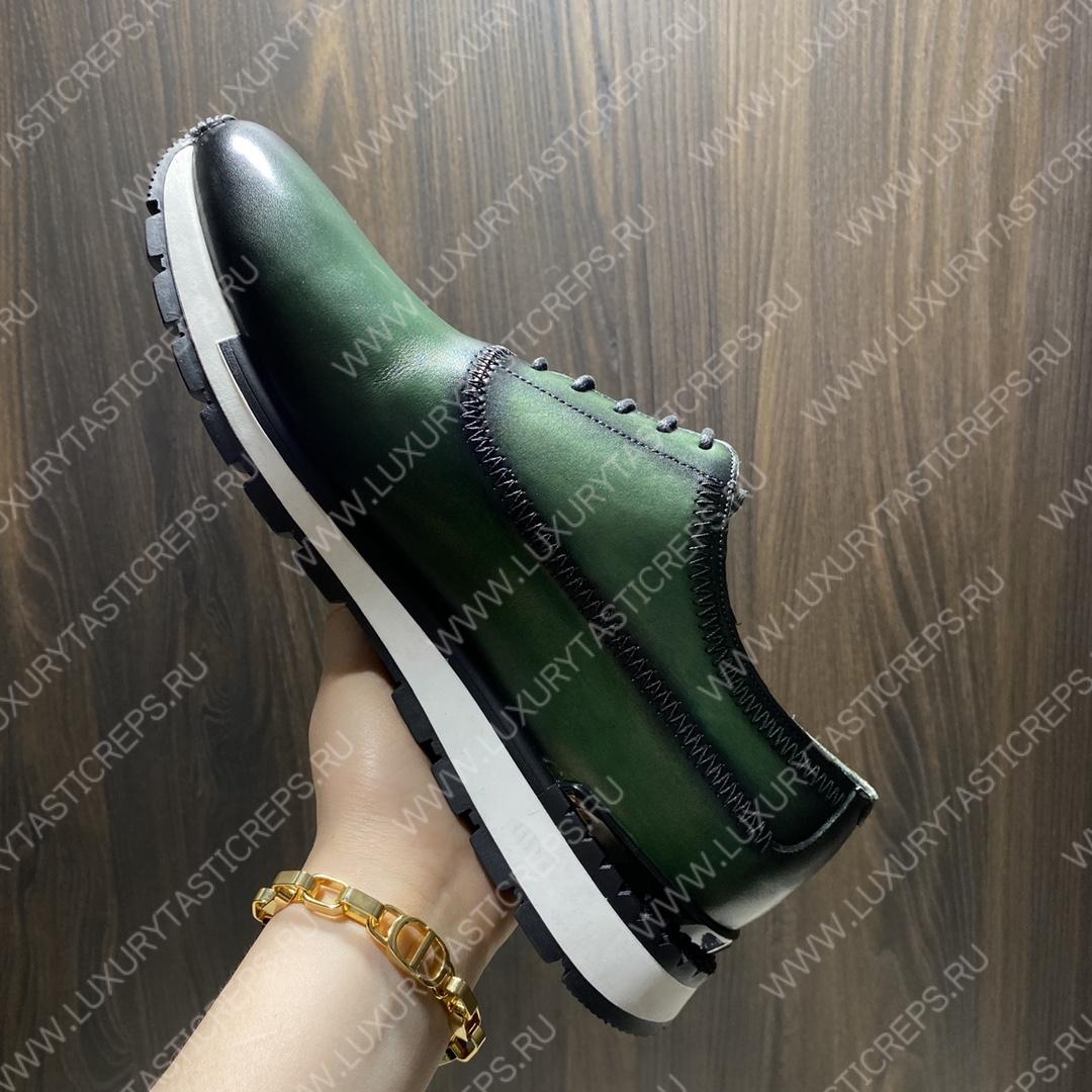 BERLUTI SNEAKERS GREEN S7000
