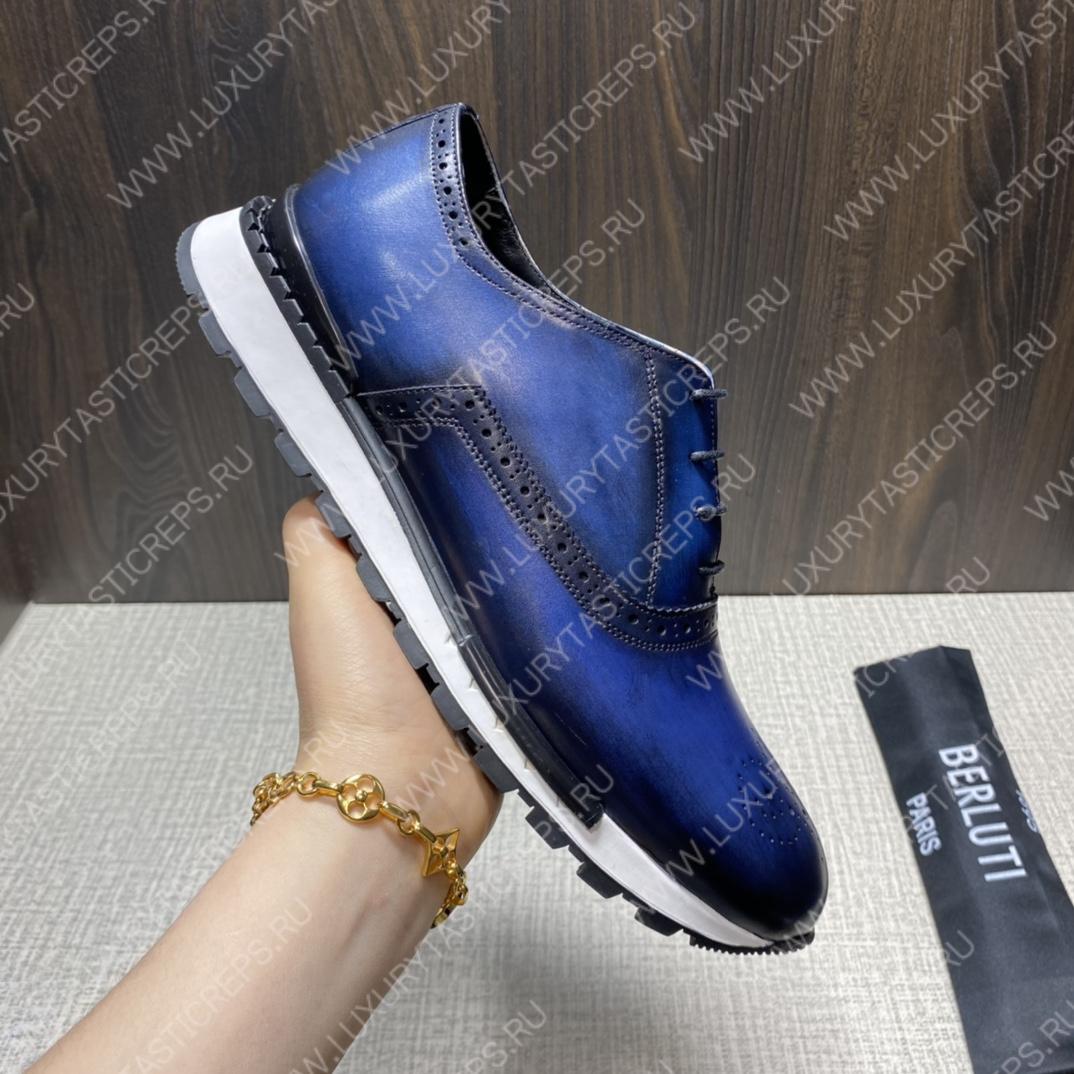 BERLUTI SNEAKERS BLUE S3830