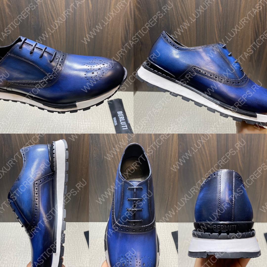 BERLUTI SNEAKERS BLUE S3830