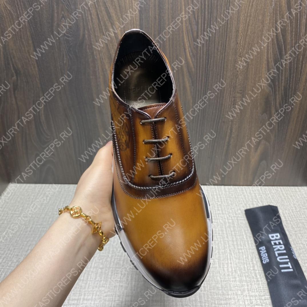 BERLUTI SNEAKERS BROWN S7089