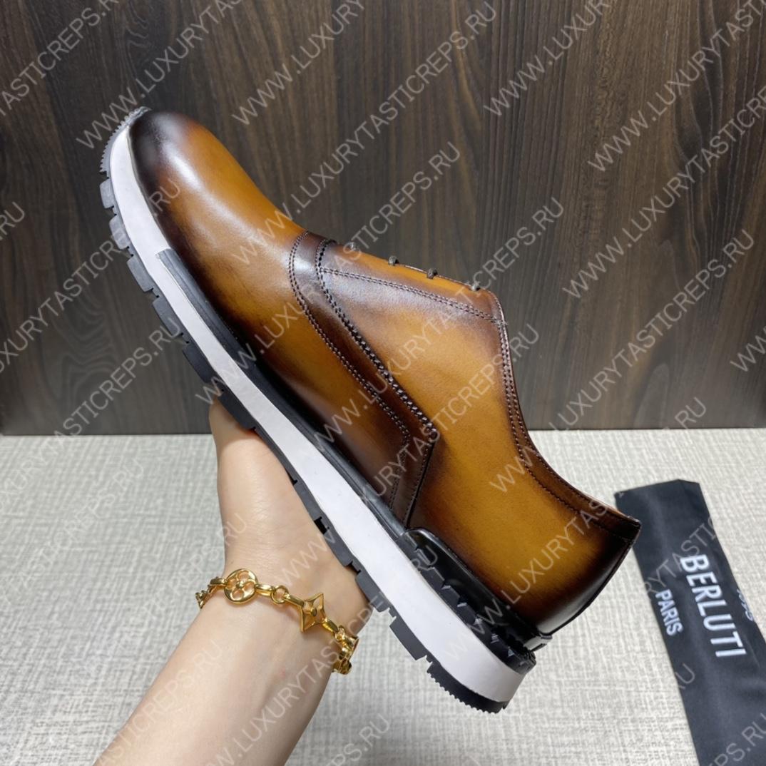 BERLUTI SNEAKERS BROWN S7089