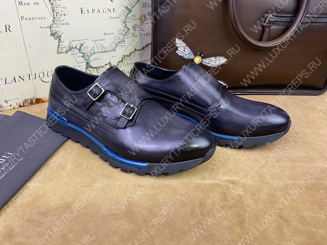 BERLUTI SNEAKERS BLUE S5890