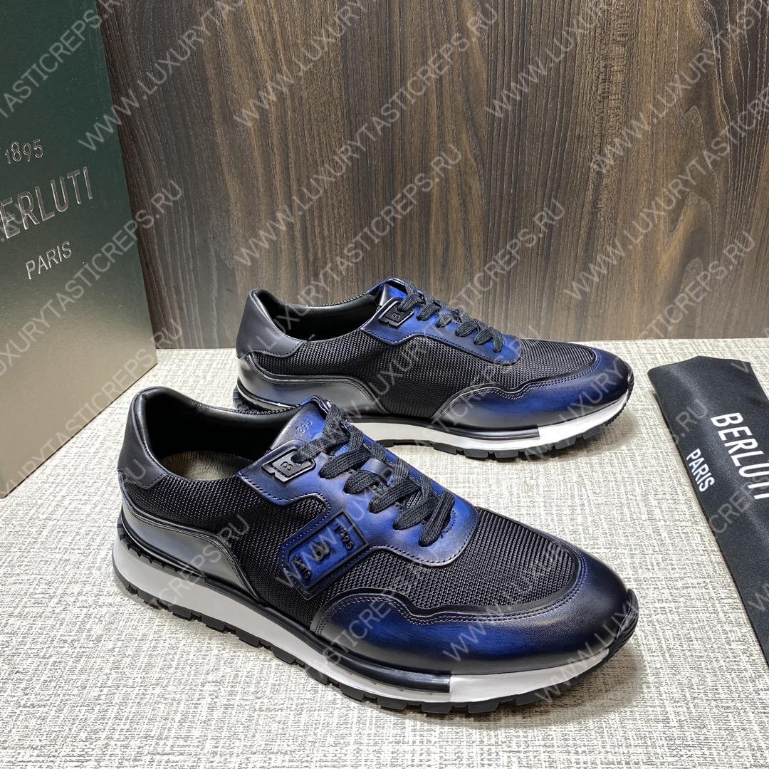 BERLUTI SNEAKERS BLUE S5799