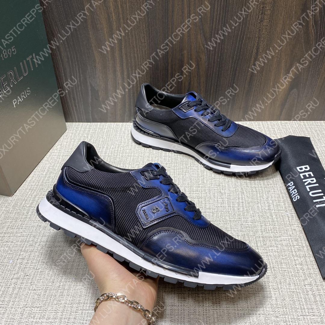 BERLUTI SNEAKERS BLUE S5799