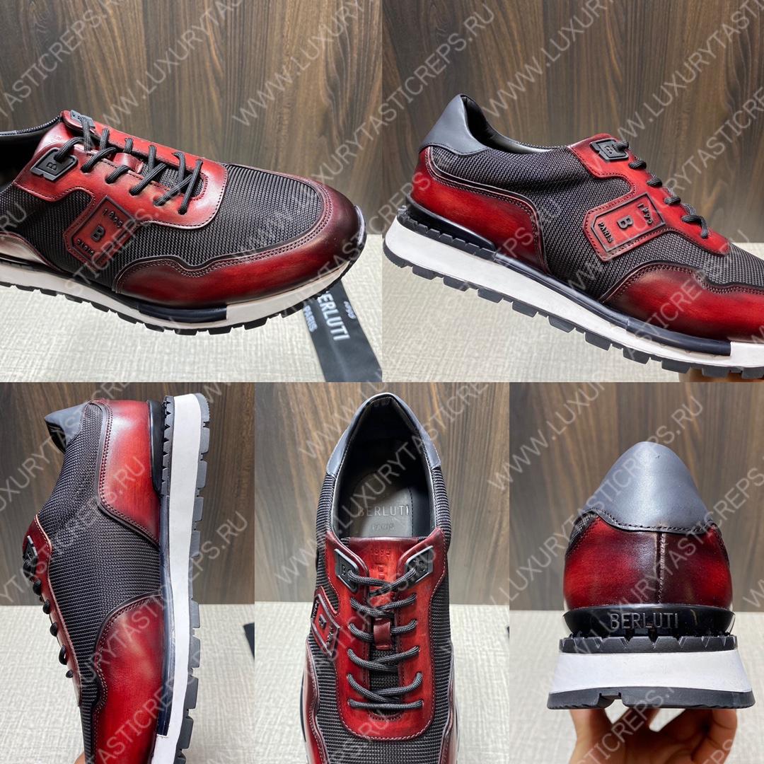 BERLUTI SNEAKERS RED S5799