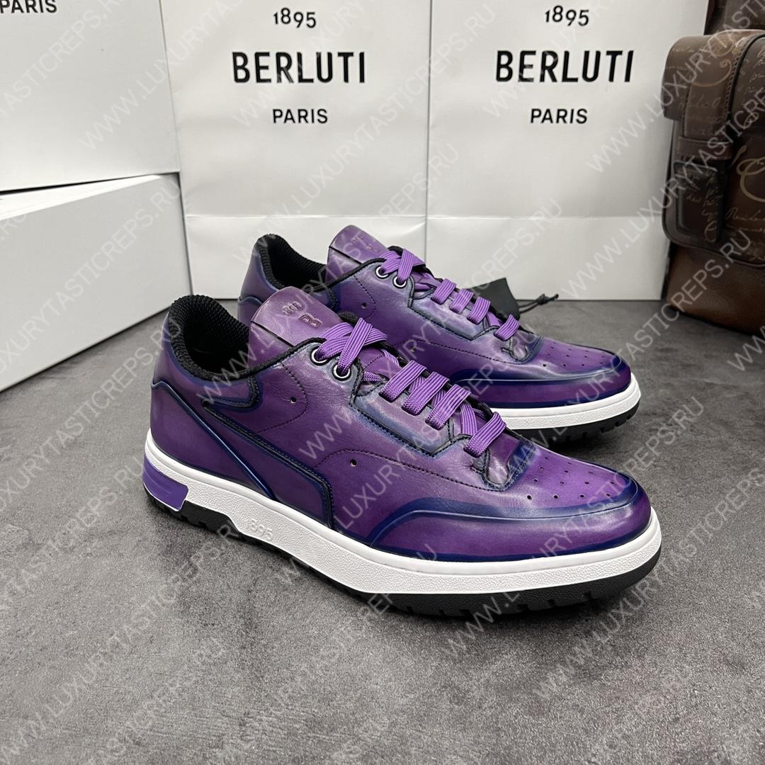 BERLUTI PLAYOFF SNEAKER PURPLE S5796-V1