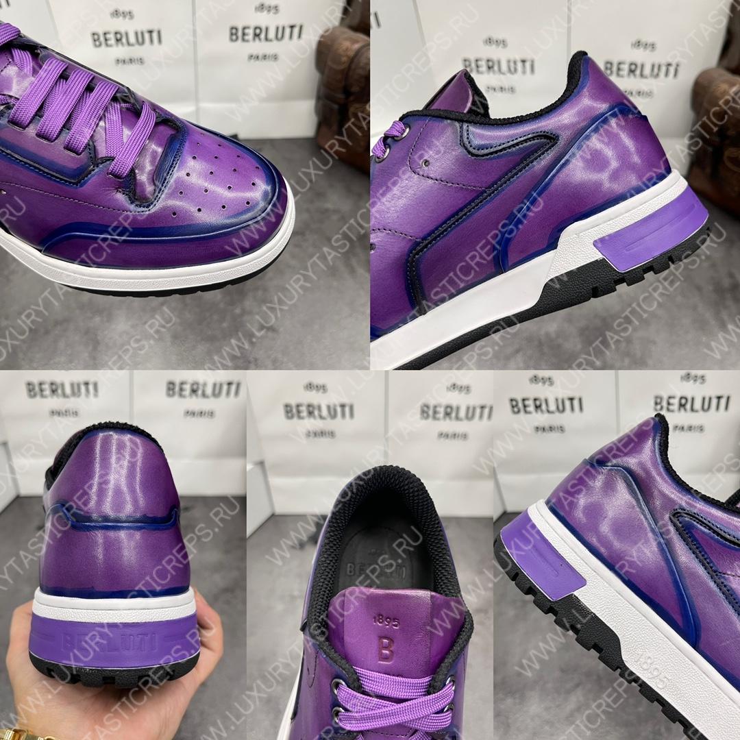BERLUTI PLAYOFF SNEAKER PURPLE S5796-V1