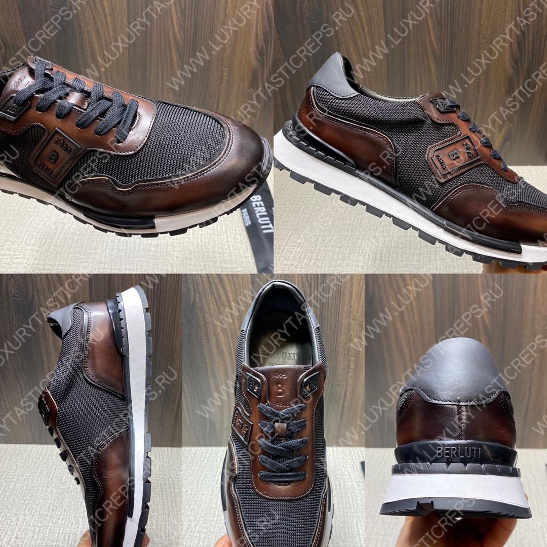 BERLUTI SNEAKERS BROWN S5799