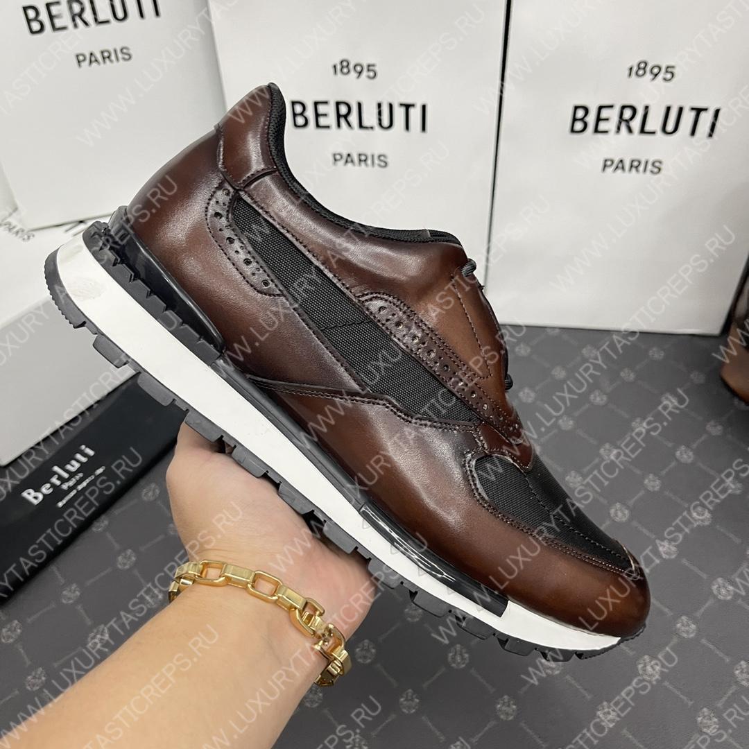 BERLUTI SNEAKERS BROWN S5779
