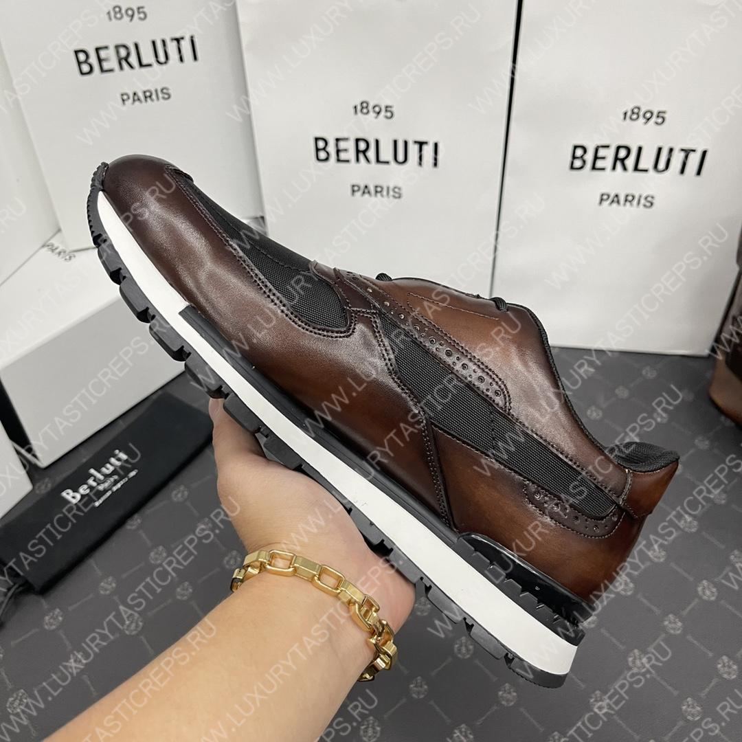 BERLUTI SNEAKERS BROWN S5779