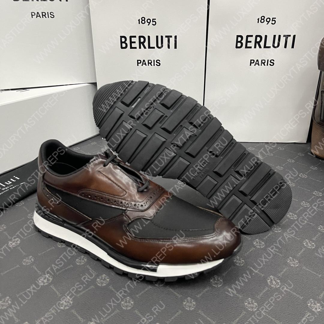 BERLUTI SNEAKERS BROWN S5779