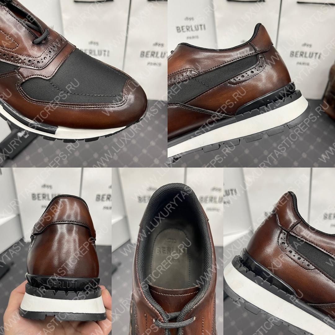 BERLUTI SNEAKERS BROWN S5779