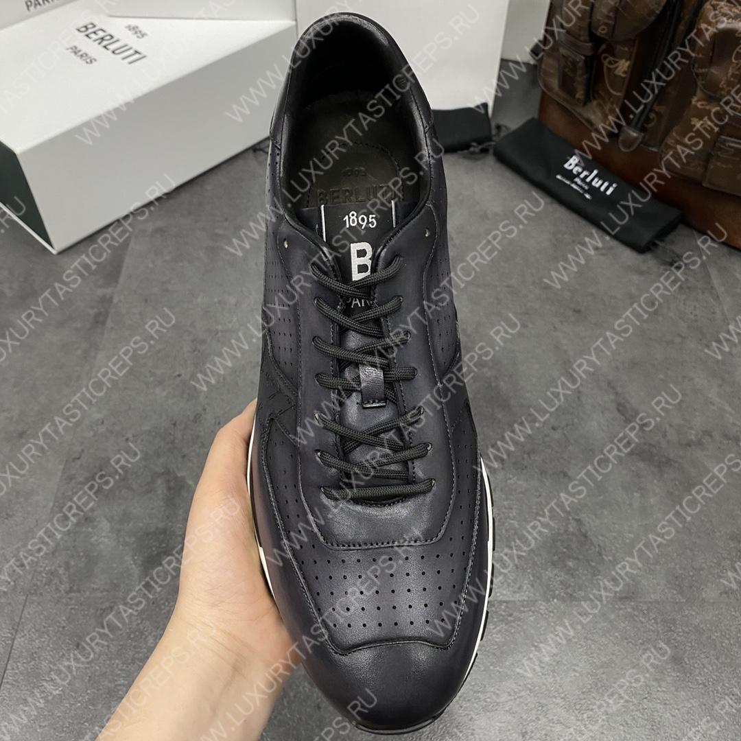 BERLUTI FAST TRACK SNEAKER BLACK S5425-V2