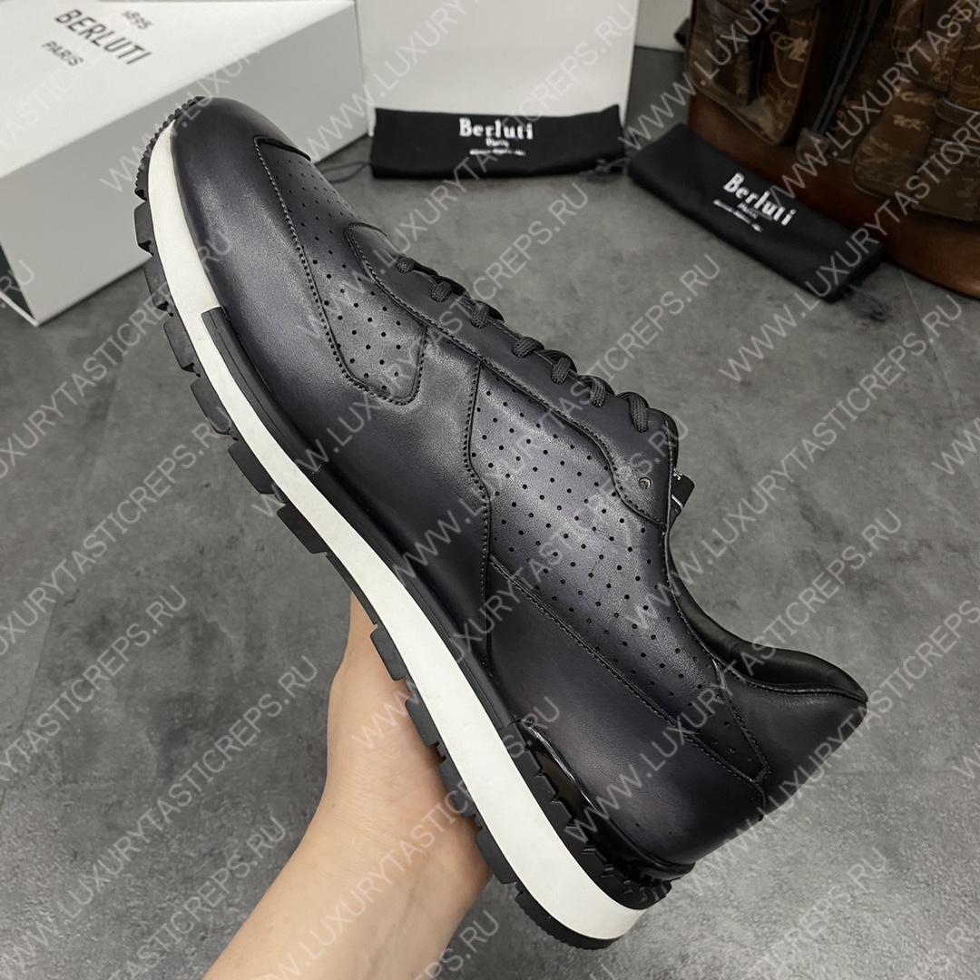 BERLUTI FAST TRACK SNEAKER BLACK S5425-V2