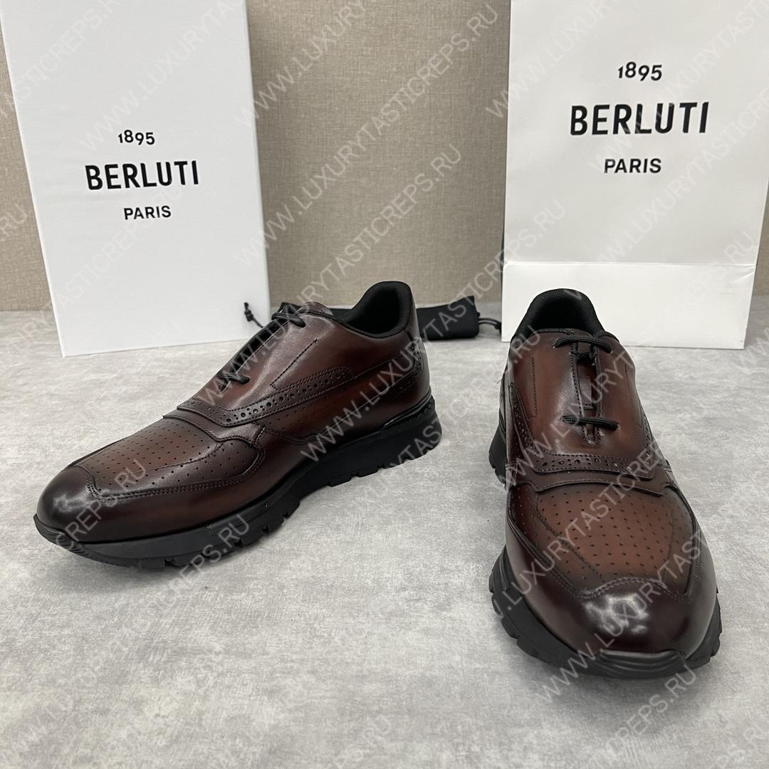 BERLUTI SCRITTO GOLF SHOE BROWN S6072-V2