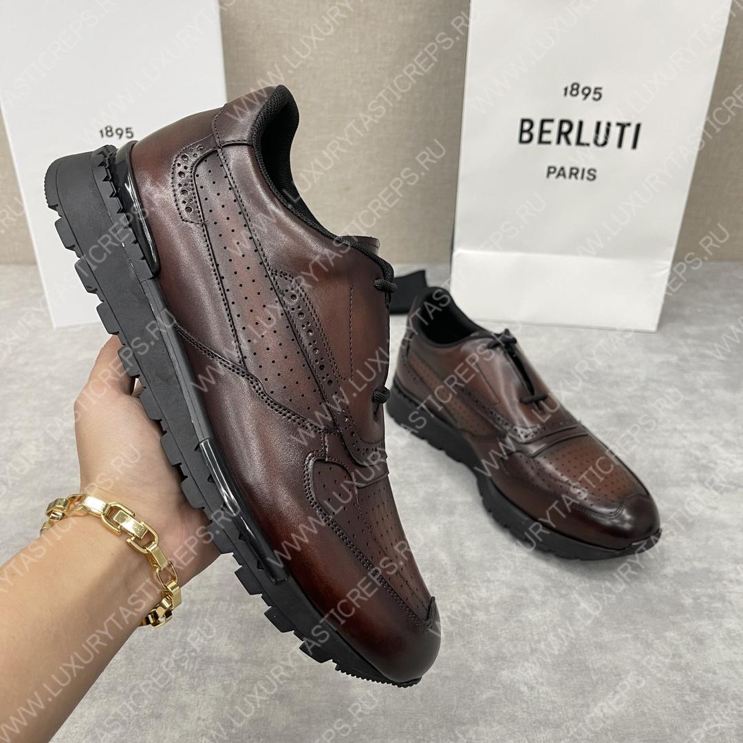 BERLUTI SCRITTO GOLF SHOE BROWN S6072-V2