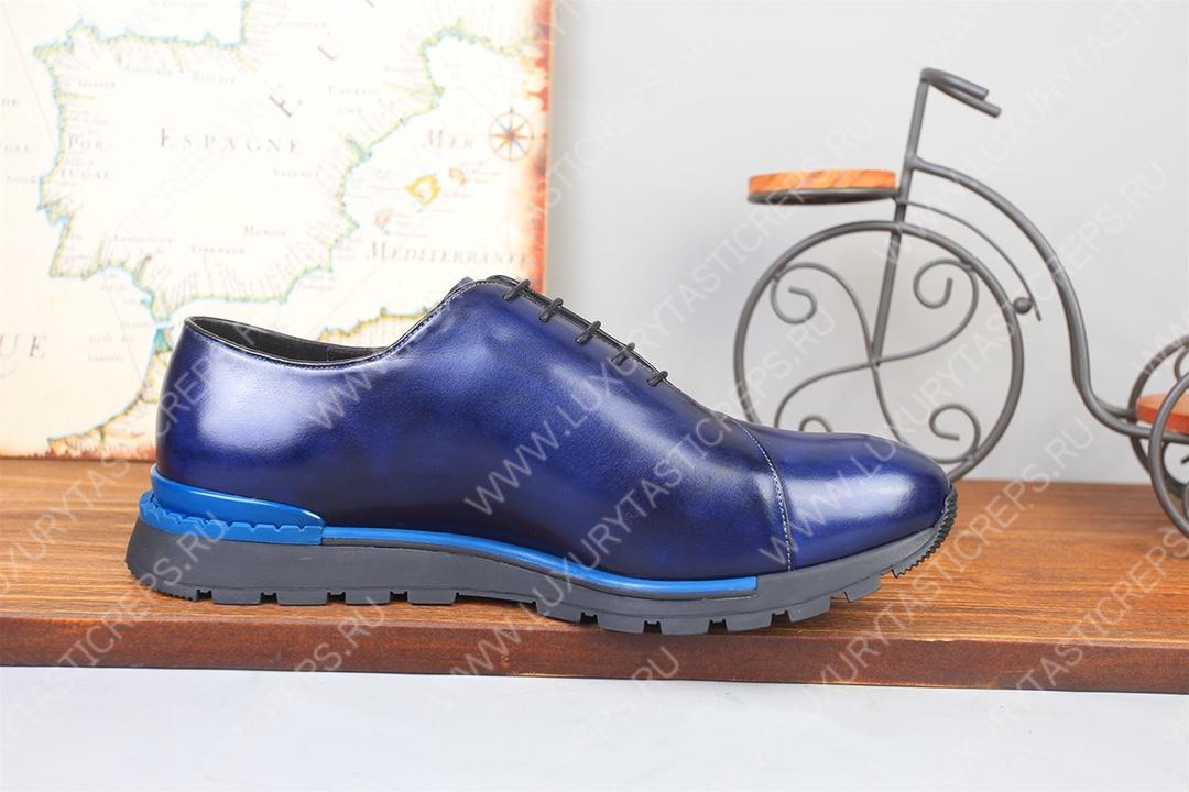 BERLUTI FAST TRACK SNEAKER BLUE S6009-V2