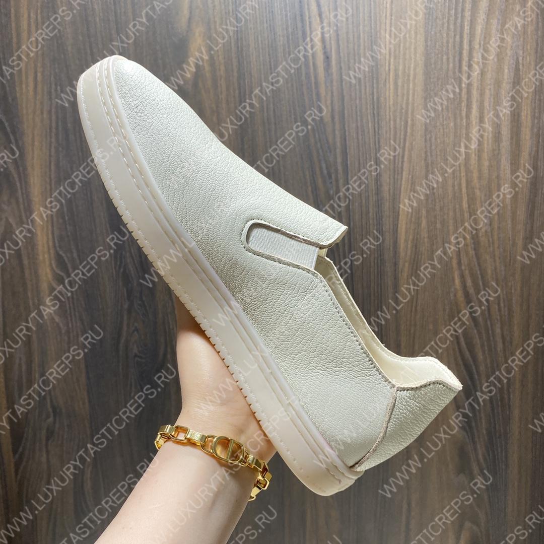 BERLUTI EDIN SCRITTO SLIP ON WHITE S5752-D2