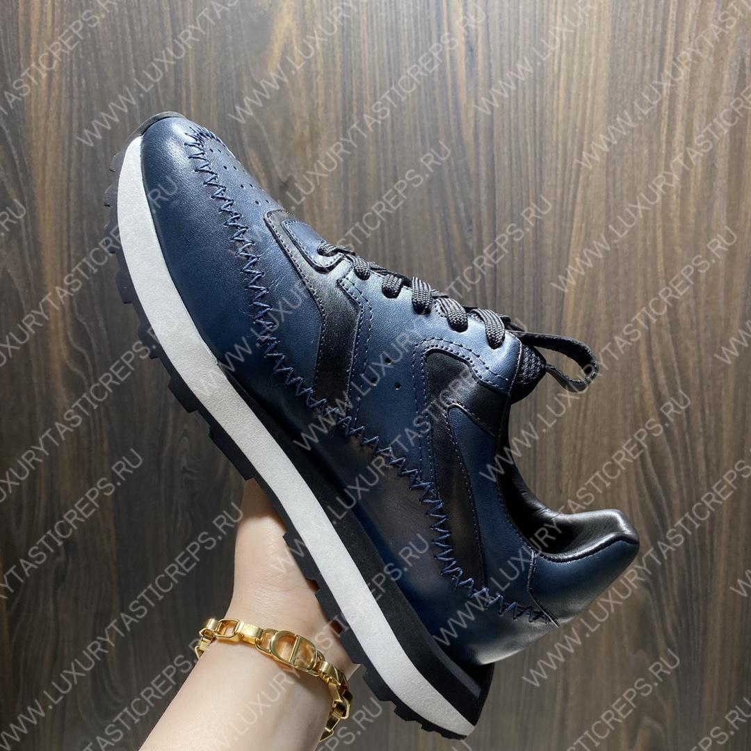 BERLUTI FLY SNEAKERS BLUE S5653
