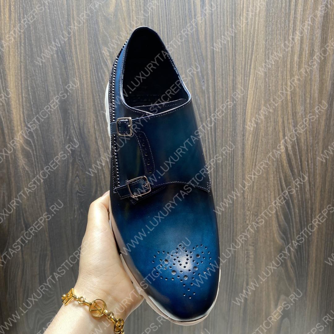 BERLUTI FAST TRACK SNEAKER BLUE S5854