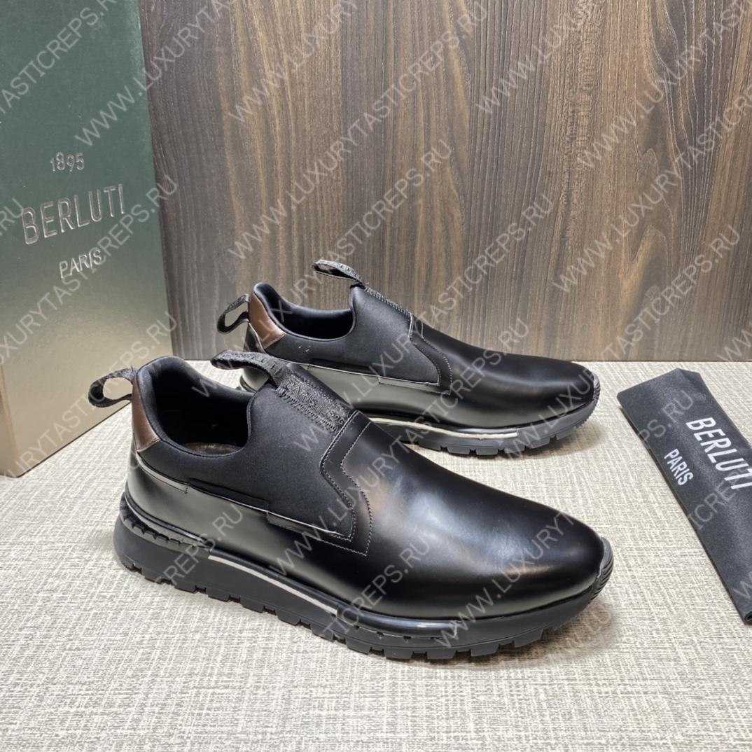 BERLUTI FAST TRACK SNEAKER BLACK S4970-GC