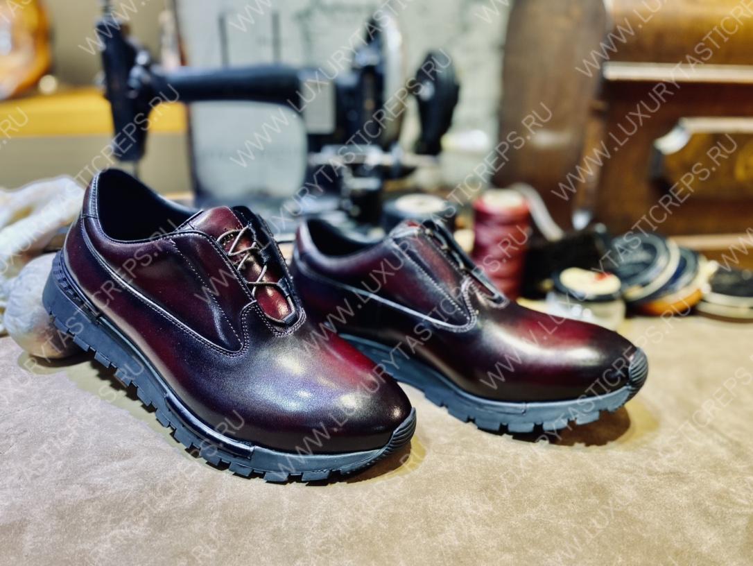 BERLUTI BURGUNDY SNEAKERS S57798