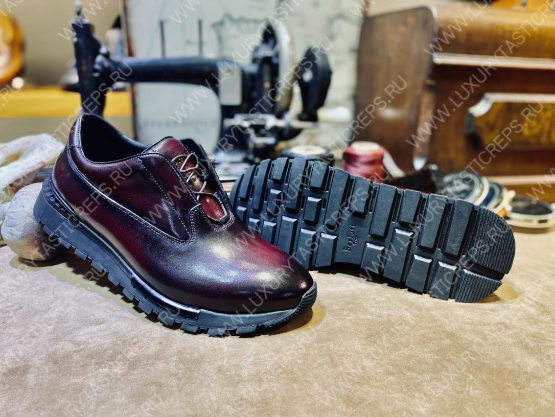 BERLUTI BURGUNDY SNEAKERS S57798