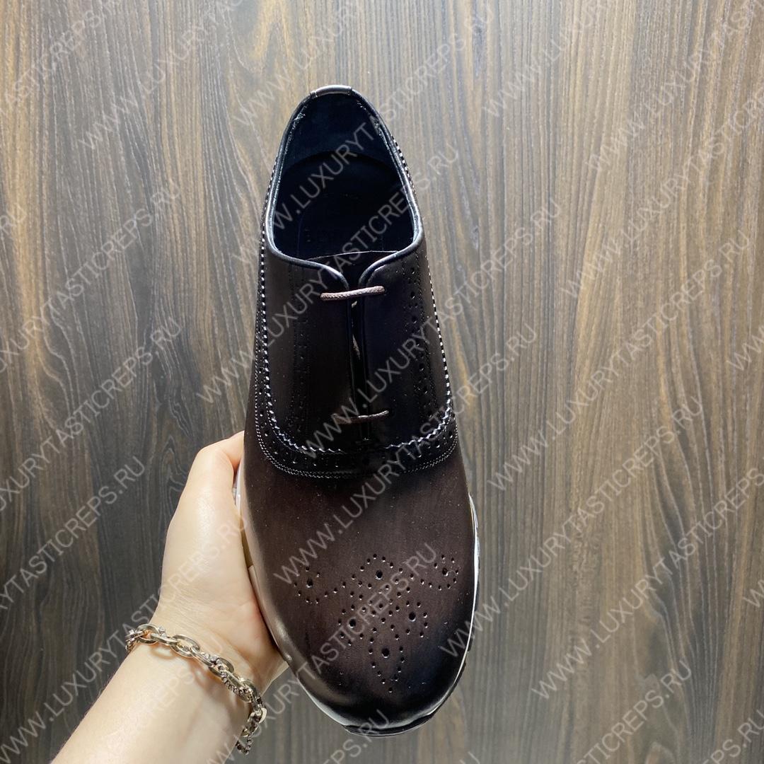 BERLUTI FAST TRACK SNEAKERS BROWN S3873-V1