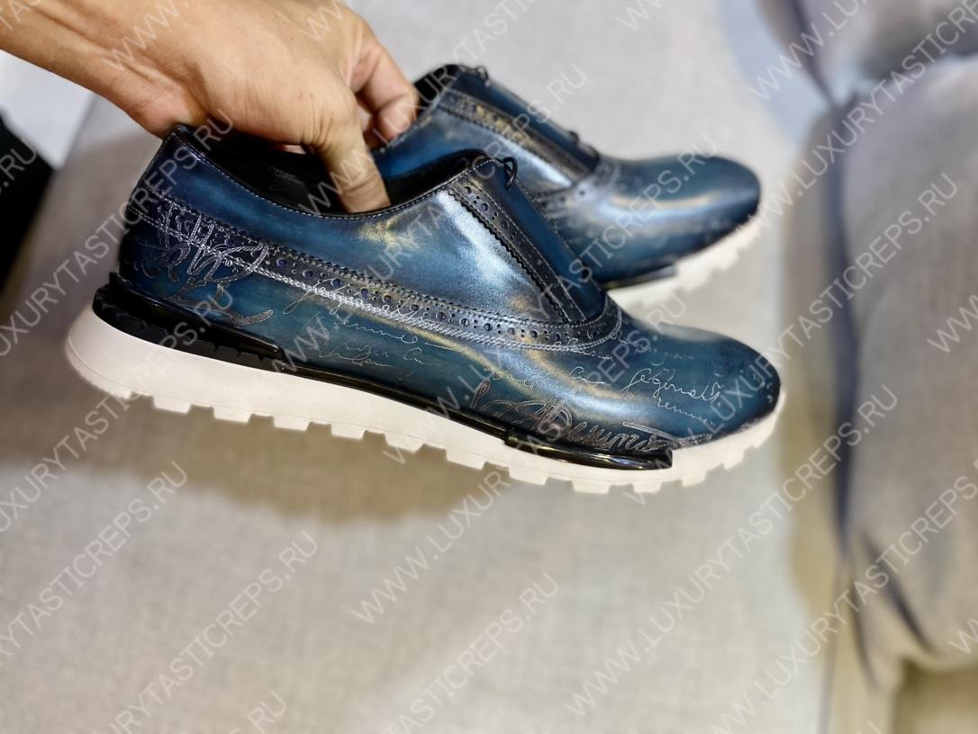 BERLUTI FAST TRACK SNEAKER BLACK S38785-V1