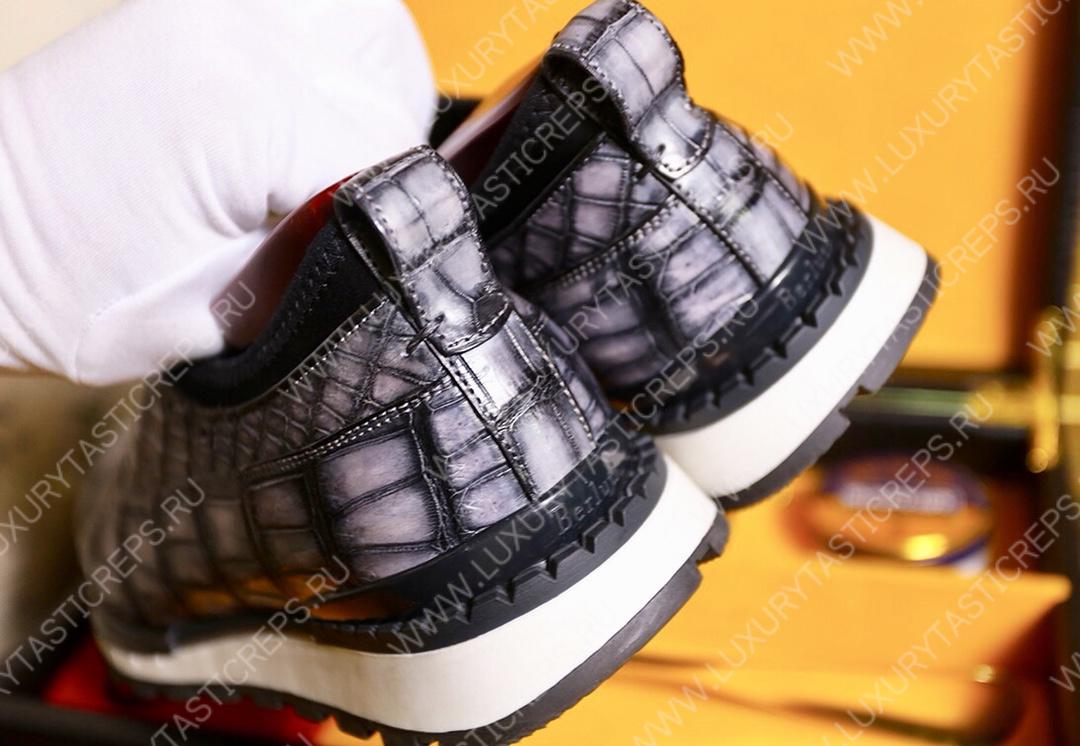 BERLUTI FAST TRACK SNEAKER GREY S38785-V1