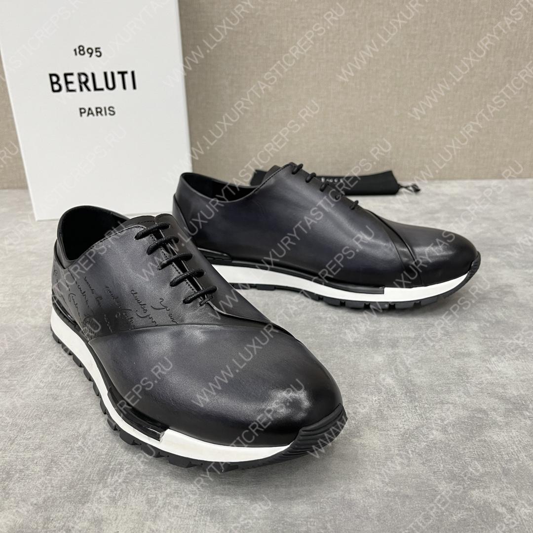 BERLUTI FAST TRACK SNEAKER BLACK S3873-GC4